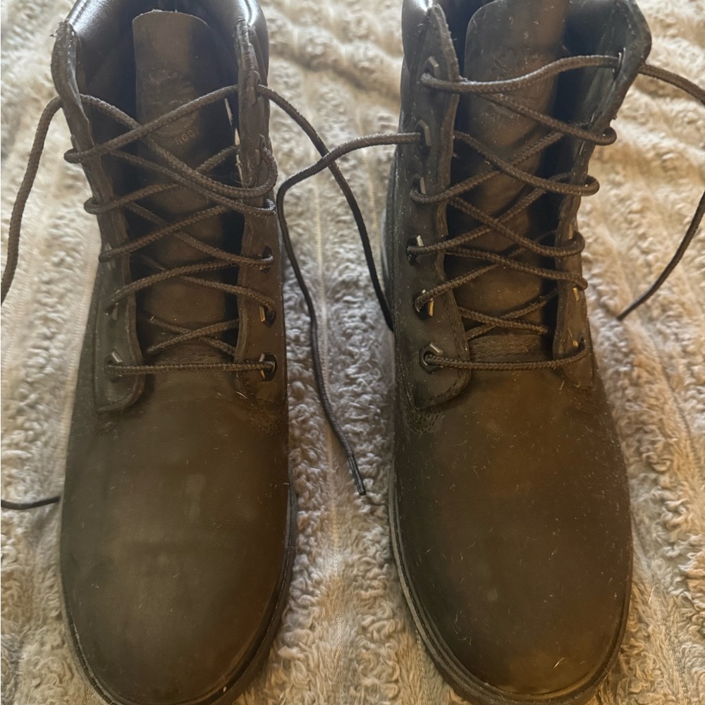 Women’s Timberland Black Lace-Up Boots